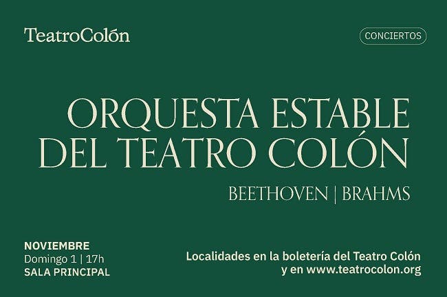 Descuentos en ORQUESTA ESTABLE | BEETHOVEN - BRAHMS con Club LA NACION