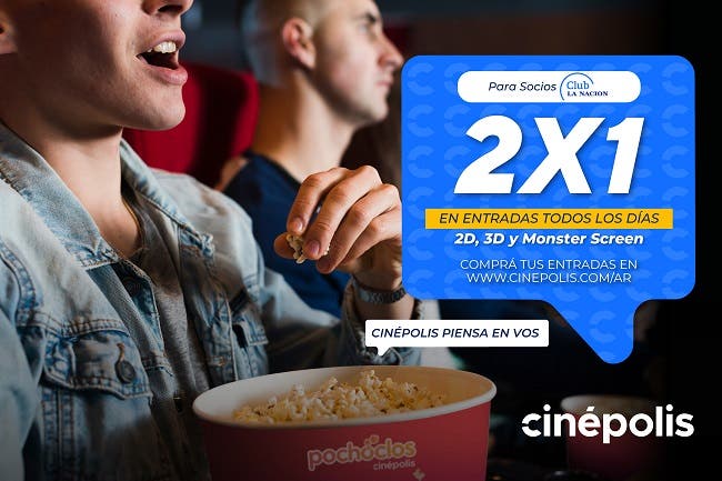 Descuentos en CINÉPOLIS con Club LA NACION